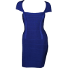 Short Sleeve Bandage Dress - Dresses - $92.00 