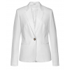 Short White Blazer - Suits - 