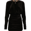 Short draped velvet dress with DG logo - Платья - $2,595.00  ~ 2,228.81€