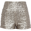 Short à sequins argenté  - 短裤 - 12.00€  ~ ¥93.61