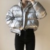 Short thick cotton clothing loose bright - Jacket - coats - $45.99 