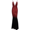 Shoulder Deep V-Neck Party Dress - Kleider - $79.99  ~ 68.70€