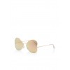 Side Heart Mirrored Sunglasses - Sunglasses - $5.99 