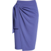 Side Tie Pencil Skirt - Faldas - 