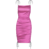 Side drawstring pleated suspender dress - Dresses - $21.99 