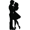 Silhouette couple - Paski - 