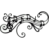 Silhouette Design Store music notes - 插图 - 
