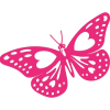 Silhouette - butterfly - Animais - 