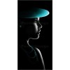 Silhouette of Woman in Blue Hat - Resto - 