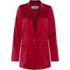 Silk Satin Boyfriend Jacket - Jacket - coats - 