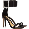 Silk Crystal Buckle Sandals - 凉鞋 - 