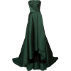 Silk Green Dress - Платья - 