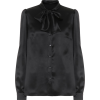 Silk-Satin Blouse - Dolce & Gabbana | My - Long sleeves shirts - 