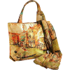 Silk Tote Bag and Chiffon Scarf - Kleine Taschen - 