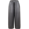 Silk-satin culottes - Spodnie Capri - 