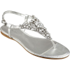 Silver Sandals - Sandals - 