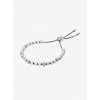 Silver-Tone Slider Bracelet - Bracelets - $85.00 
