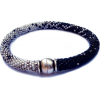 Silver black bracelet - Przedmioty - £13.87  ~ 15.67€