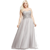 Silver evening gown - Personas - 