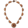 Silver Filigree Coral Necklace 1930s - Collares - 