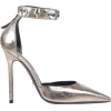 Silver Pumps - Klassische Schuhe - 