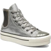 Silver snakeskin platform Converse - Sneakers - £24.50  ~ $32.24