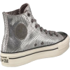 Silver snakeskin platform Converse - 球鞋/布鞋 - £24.50  ~ ¥215.99