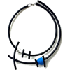 Silver statement necklace - Halsketten - 