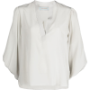 Silvia Tcherassi V-neck draped blouse - Camisa - longa - 