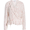 Simone Print Ruffle Wrap Blouse, Alterna - Long sleeves shirts - 