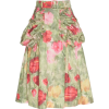 Simone Rocha Floral-Print Belted Twill M - スカート - 