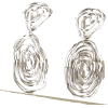 Simple Geometric Bohemian Spiral Earring - Ohrringe - $15.00  ~ 12.88€