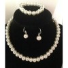 Simple Pearl Jewelry Set - Maquilhagem - 