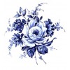 Single Blue Rose - Background - 
