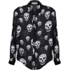 Skull Blouse - 长袖衫/女式衬衫 - 