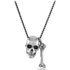 Skull & Bone Necklace #skulljewelry - Ogrlice - $75.00  ~ 64.42€