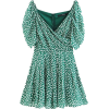 Sleeve V-Neck Floral Jumpsuit - Pajamas - $35.99 