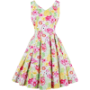 Sleeveless Print High Waist Pullover Flm - Haljine - 