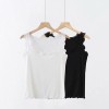 Sleeveless crop top sexy lace lace racer - Camisa - curtas - $19.99  ~ 17.17€