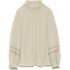 Sleeveless lace combination blouse (shir - Long sleeves shirts - 