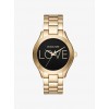 Slim Runway Love Gold-Tone Watch - Uhren - $260.00  ~ 223.31€