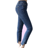 Slim-fit high-waist short-length long st - Jeans - 