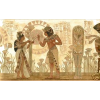 egyptian gold border - Ilustracje - 