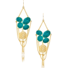 isis turquoise earrings - Uhani - 