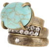 turquoise stackable ring - Pierścionki - 