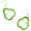 Small bell pepper earrings - Aretes - 