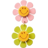 Smiley flower power - イヤリング - 