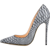 Snake print high heels - Klasične cipele - 