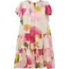 Snow Drop Prom floral-print silk dress £ - sukienki - 