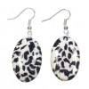 Snow Leopard Earrings - Brincos - 